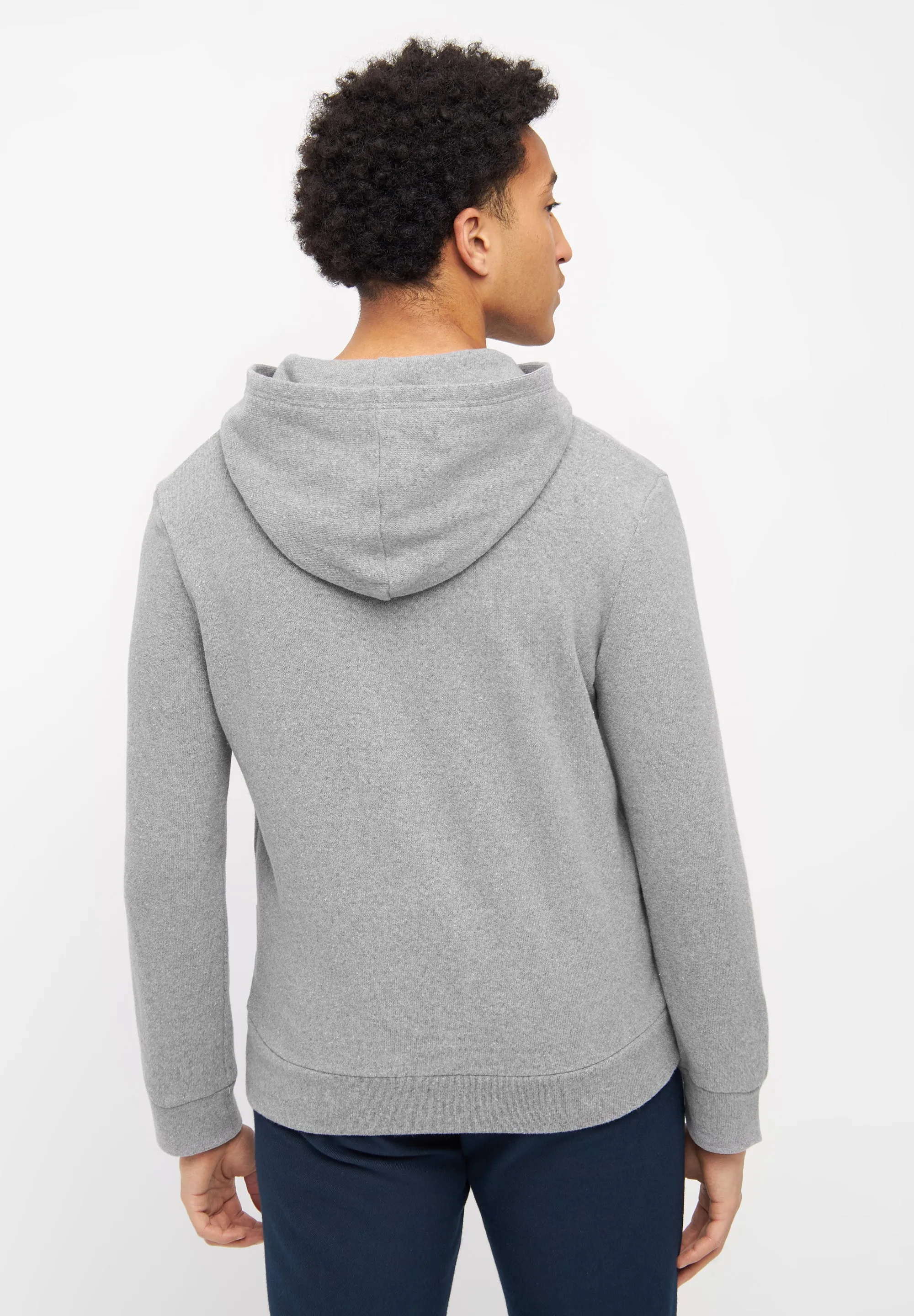RAY recycled cotton hoodie - Stone Grey Givn Berlin