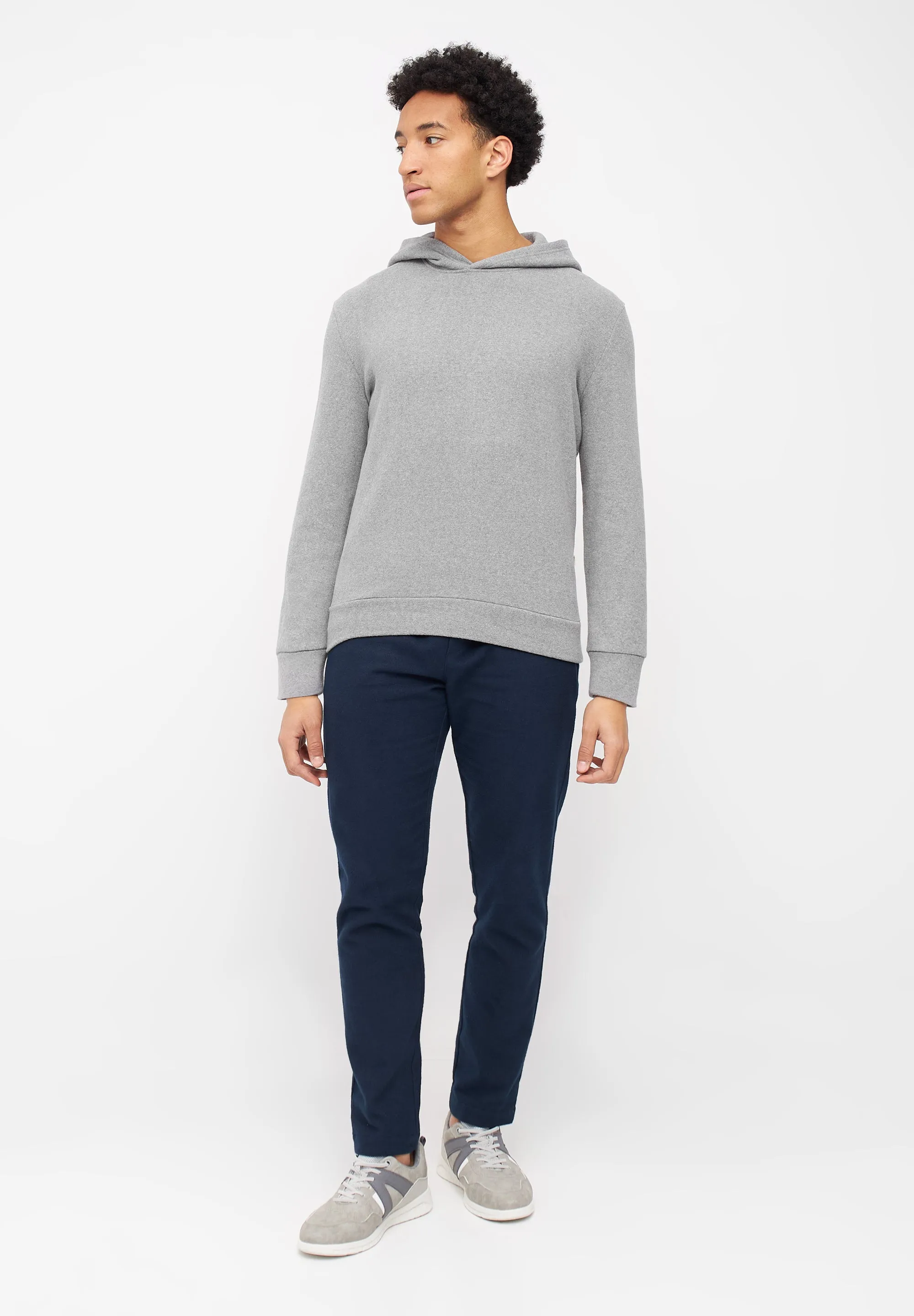 RAY recycled cotton hoodie - Stone Grey Givn Berlin