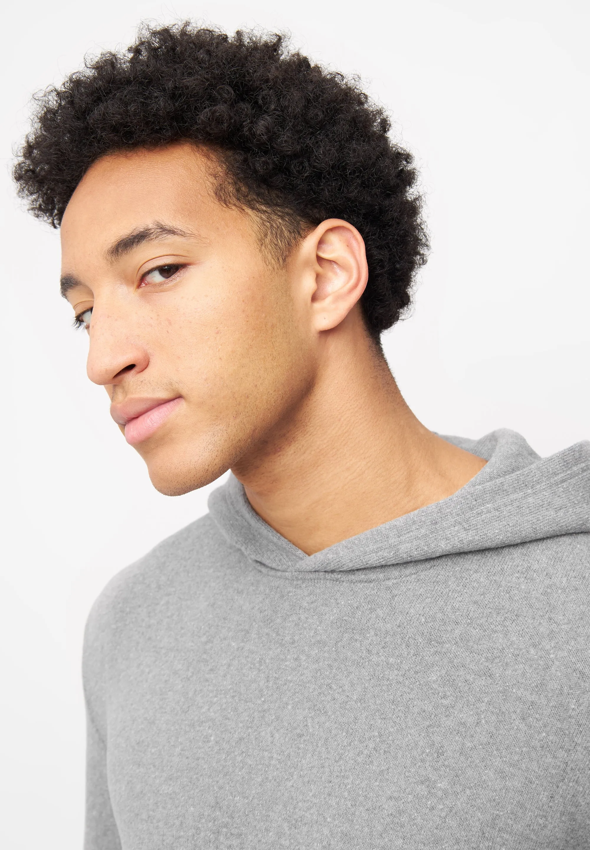 RAY recycled cotton hoodie - Stone Grey Givn Berlin
