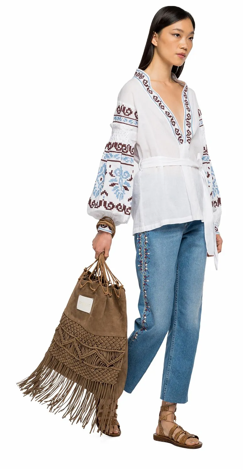 Replay Women's Cotton Gauze Shirt