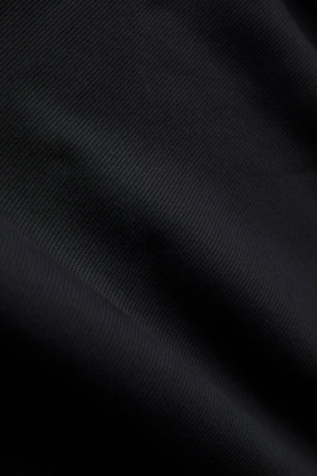 Ribbed dress GBCORINNA slim fit made from organic cotton - Black (Rib) Givn Berlin
