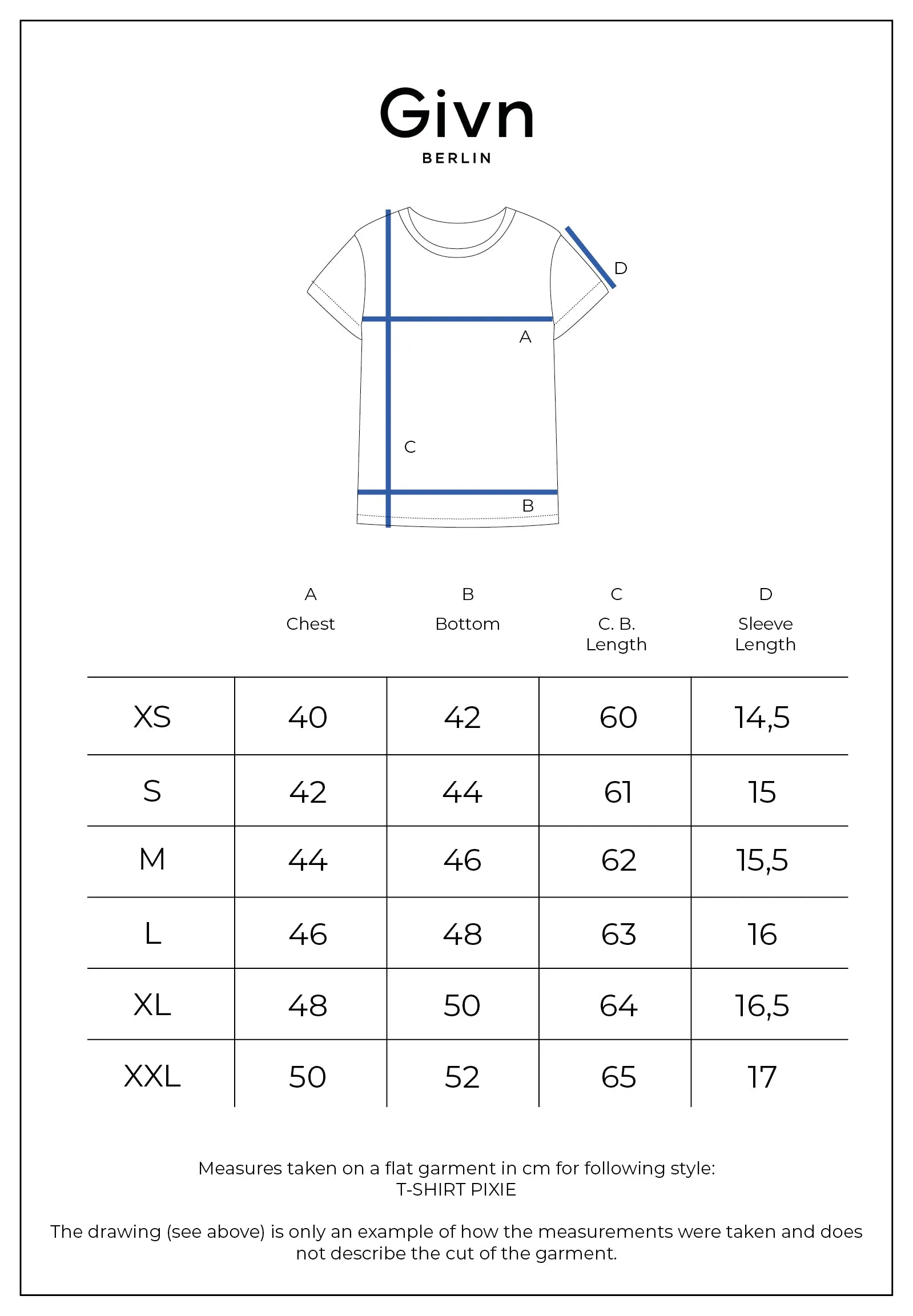 Ribbed T-shirt GBPIXIE Slim Fit Made From Organic Cotton - Ice Blue (Rib) Givn Berlin