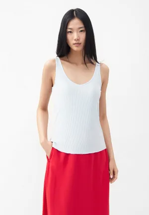 Ribbed Top GBVICTORIA Made From Organic Cotton - Ice Blue (Rib) Givn Berlin