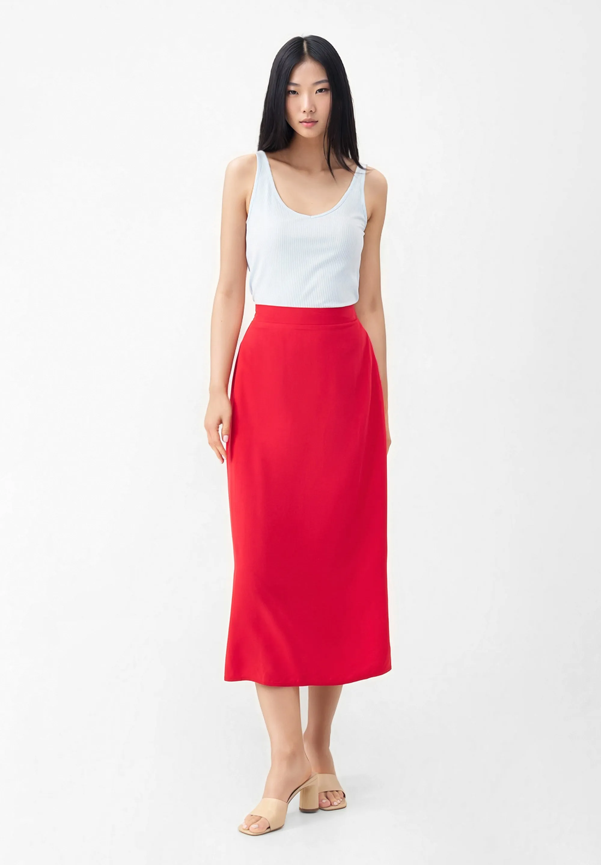 Ribbed Top GBVICTORIA Made From Organic Cotton - Ice Blue (Rib) Givn Berlin
