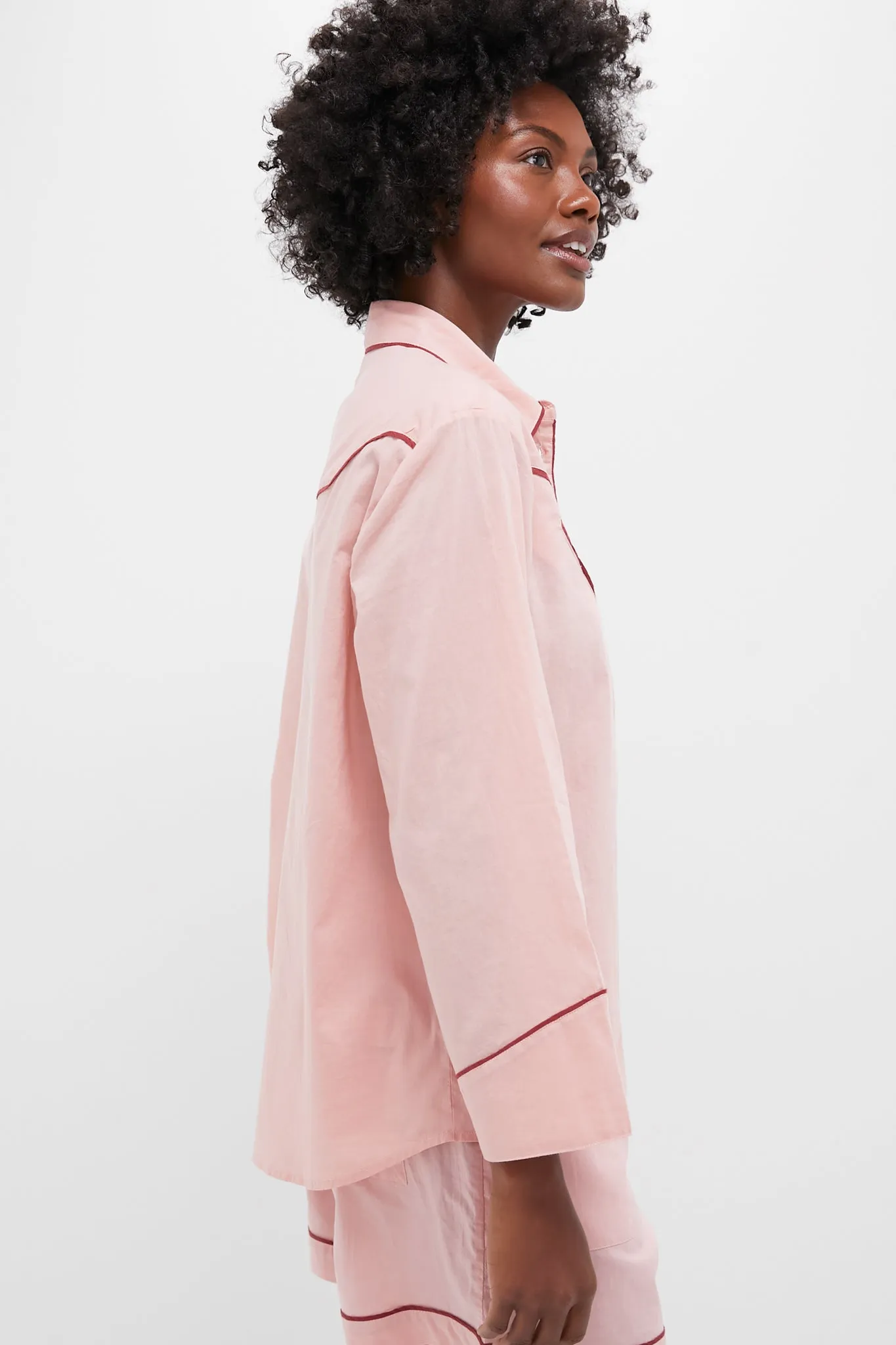 Rose Bloom The Western Pajama Shirt