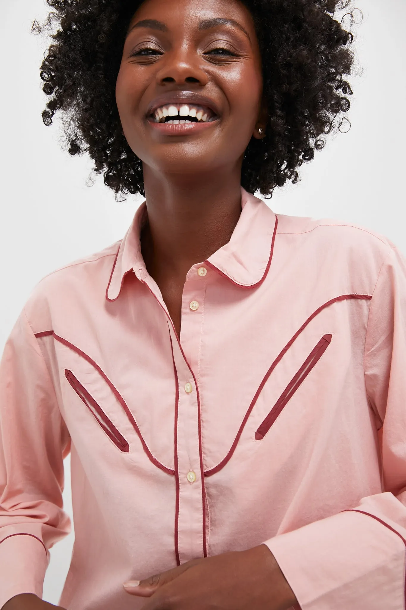 Rose Bloom The Western Pajama Shirt