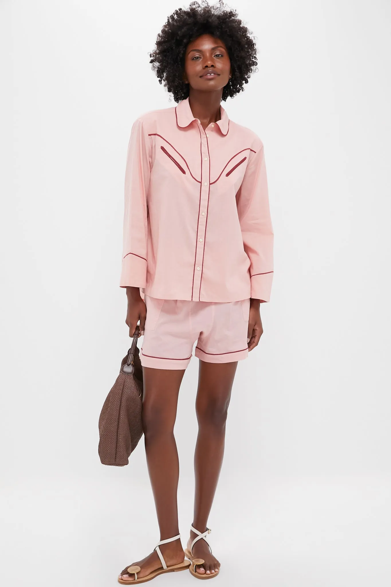 Rose Bloom The Western Pajama Shirt