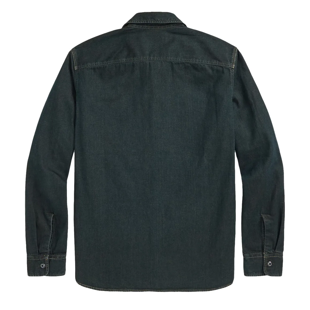 RRL By Ralph Lauren Butte Long Sleeve Sport Shirt Indigo Rinse