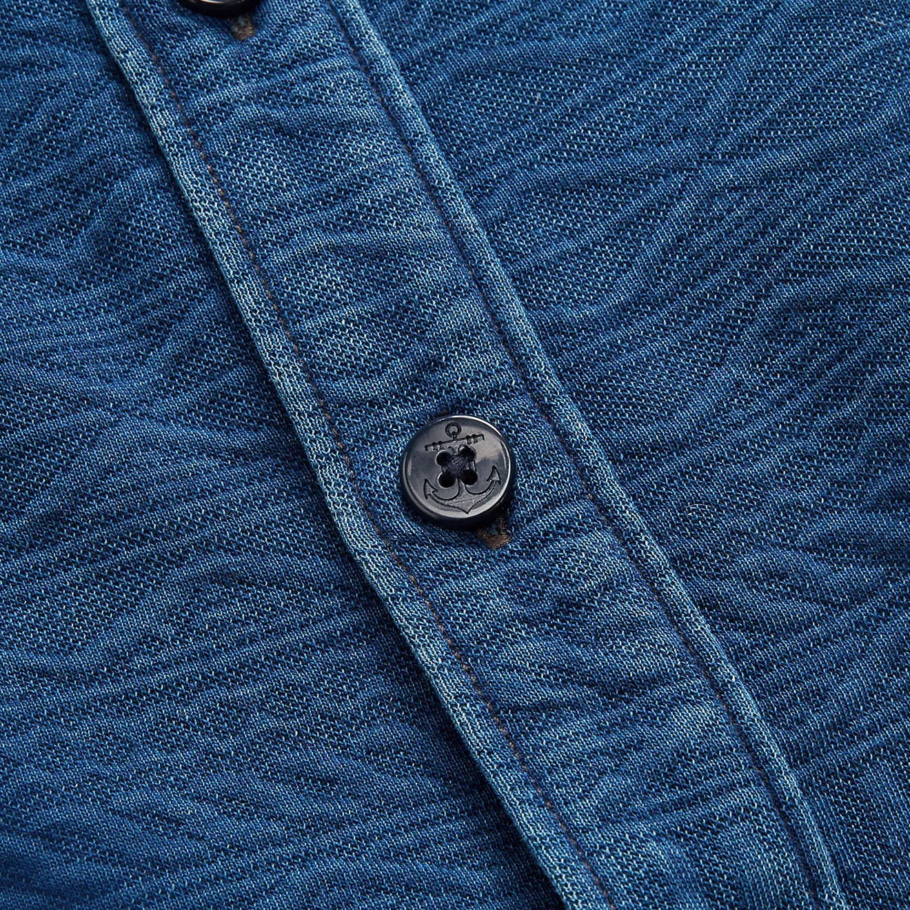 RRL by Ralph Lauren Guernsey-Patterned Jacquard Workshirt Indigo