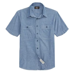 RRL by Ralph Lauren Indigo Chambray S/S Workshirt Indigo