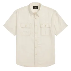 RRL By Ralph Lauren Matlock S/S Short Sleeve Sport Shirt Natural / Off-White