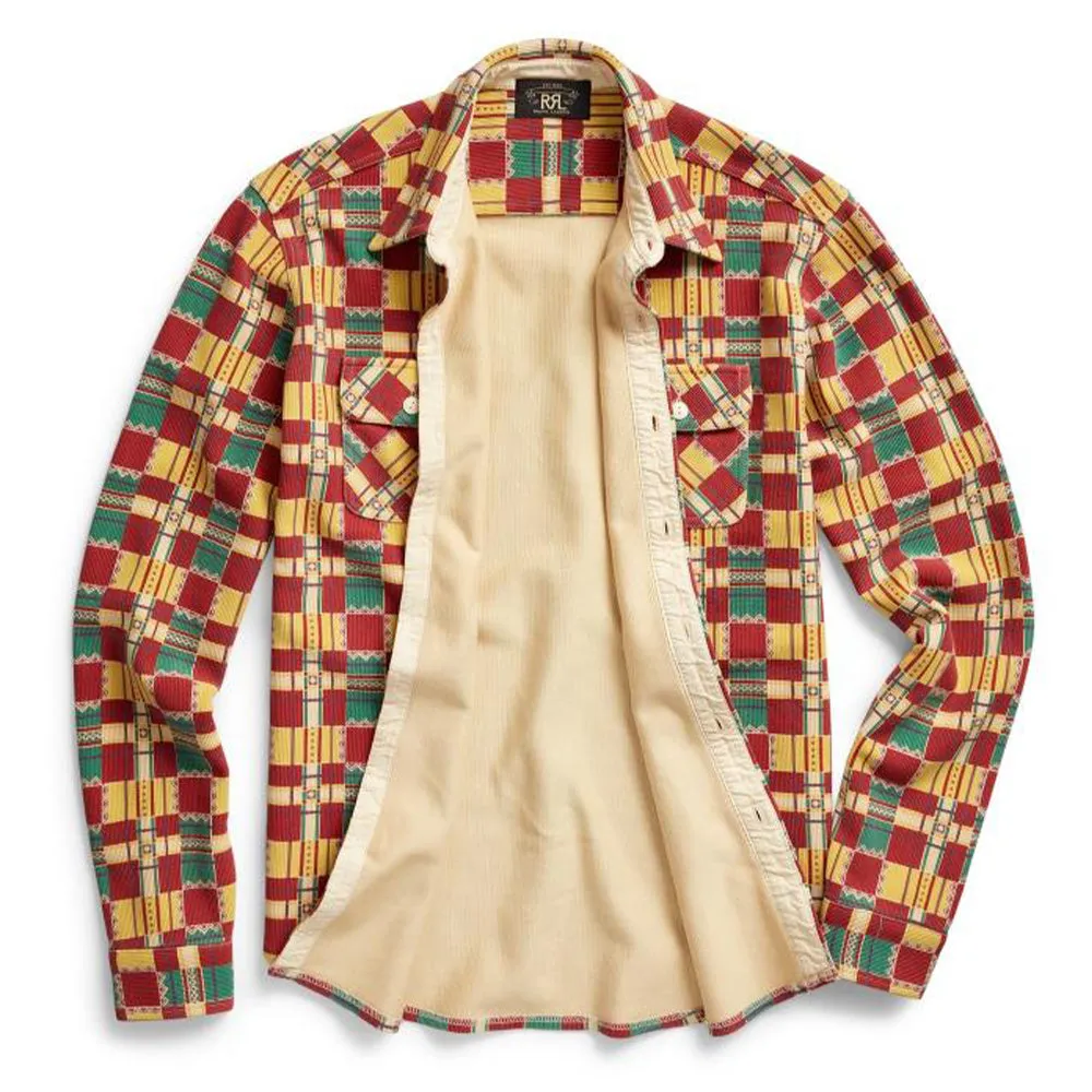RRL by Ralph Lauren Matlock Work Shirt Red / Teal
