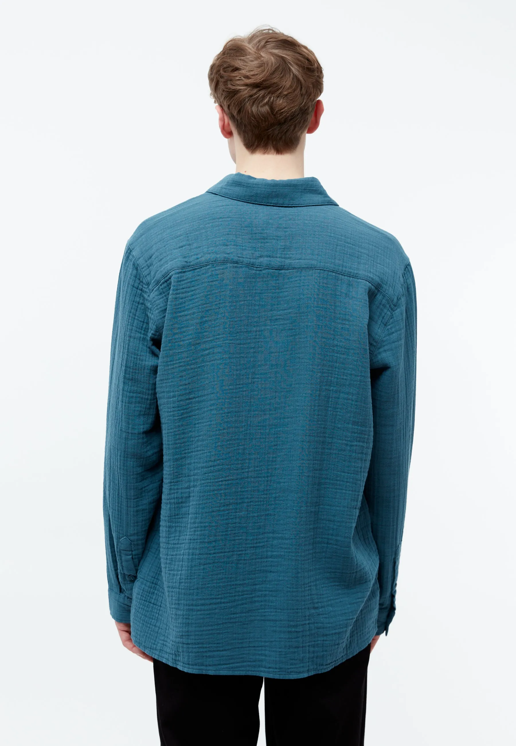 Shirt GBHOLGER out of organic cotton muslin in oversized fit Givn Berlin