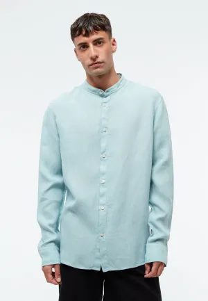Shirt GBWES out of linen iwth stand-up collar Givn Berlin