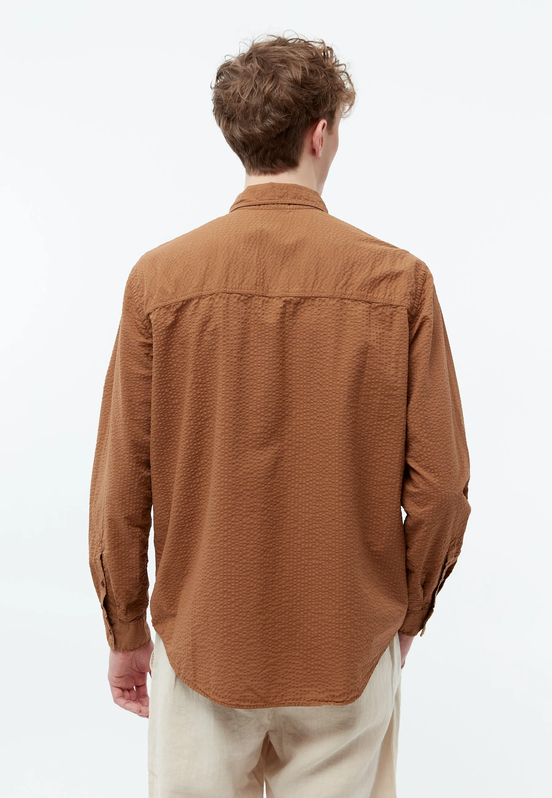 Shirt GBYUVAL out of Seersucker organic cotton Givn Berlin