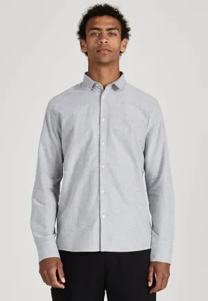 Shirt KENT organic cotton - Mid Grey (Oxford) Givn Berlin