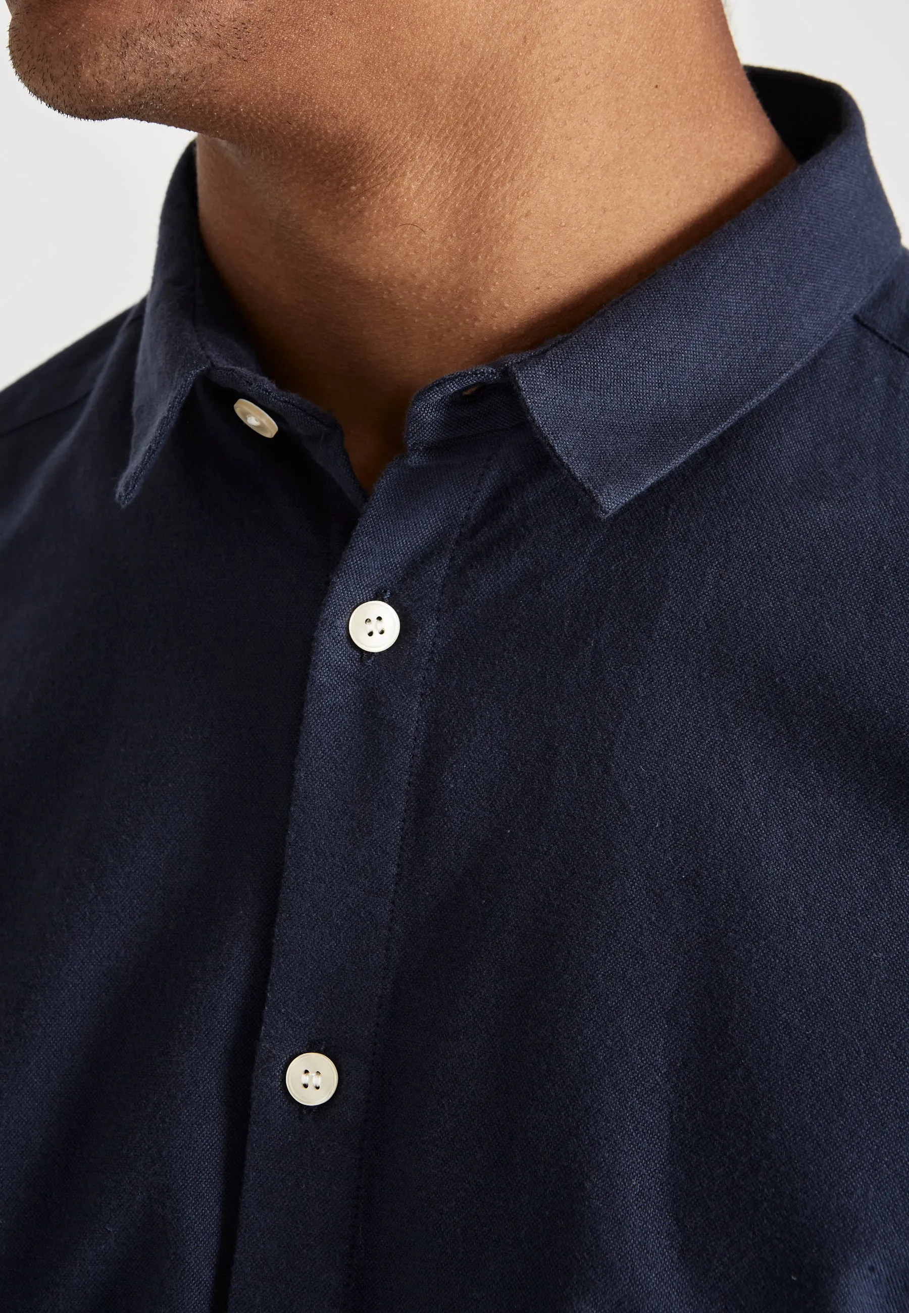 Shirt KENT organic cotton - Midnight Blue (Oxford) Givn Berlin