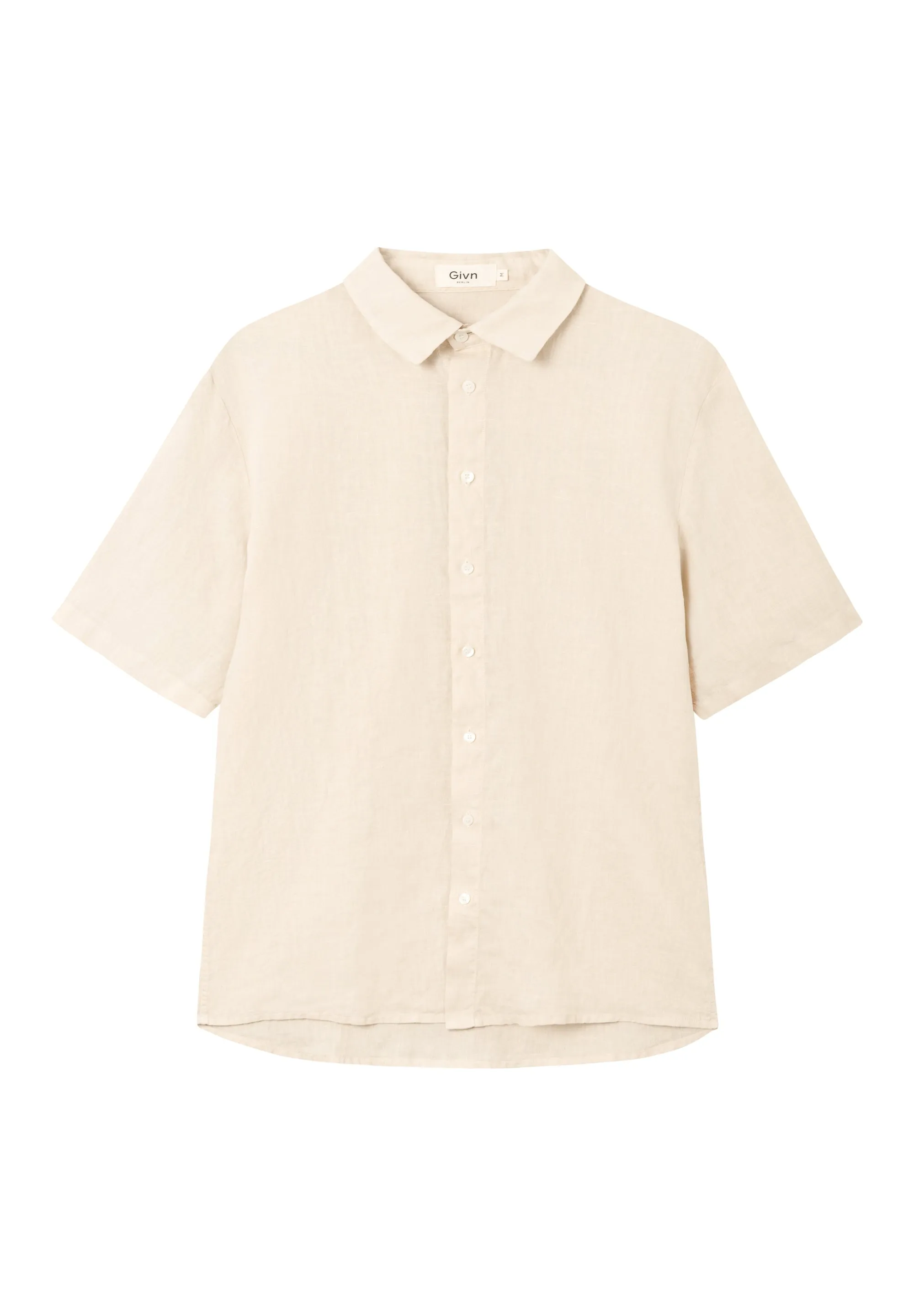 Short Sleeve Shirt GBDYLAN In Linen - Beige (Linen) Givn Berlin