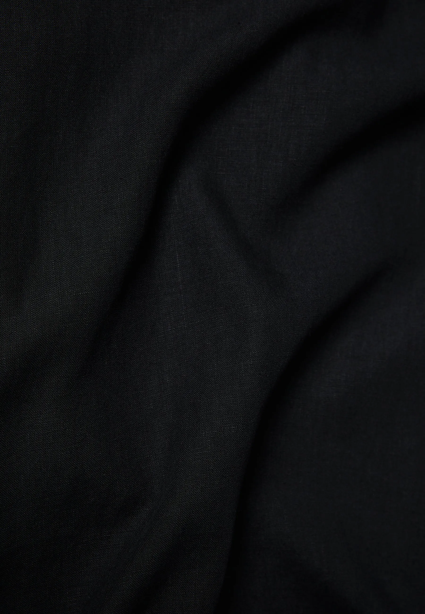 Short-sleeved blouse GBCAROL relaxed in linen - Black (Linen) Givn Berlin