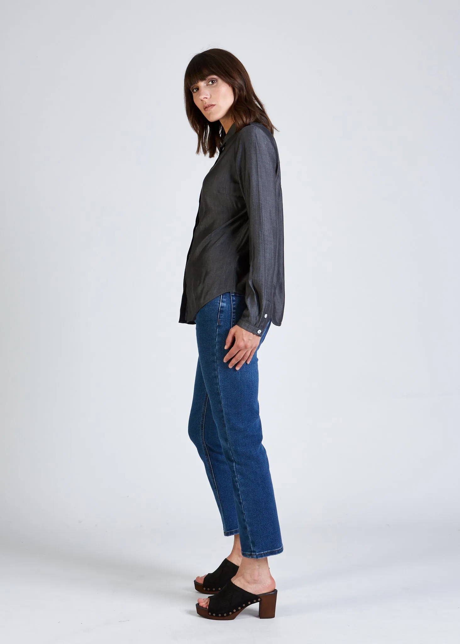 Sienna Blouse - Black (Lyocell) Givn Berlin