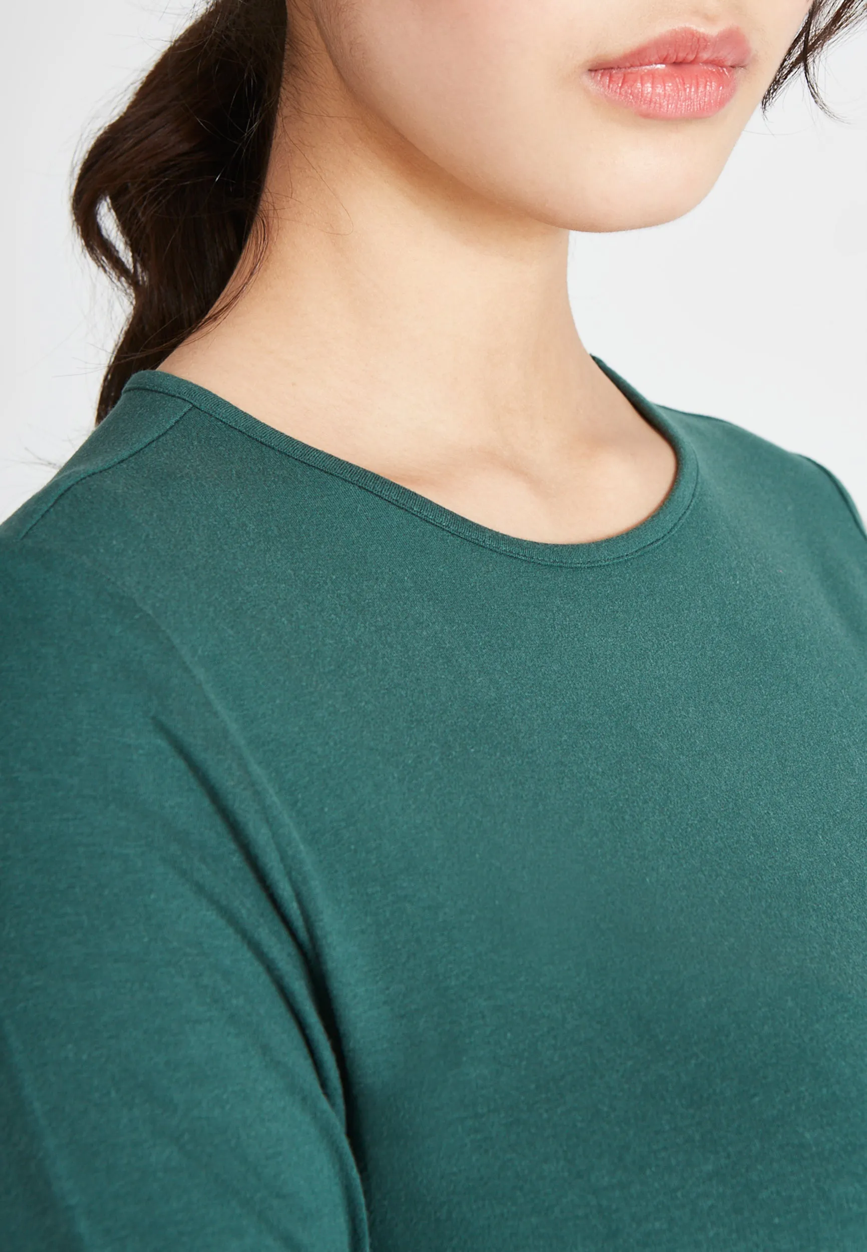 SONJA longsleeve in TENCEL™ Lyocell - Cedar Green (Tencel) Givn Berlin
