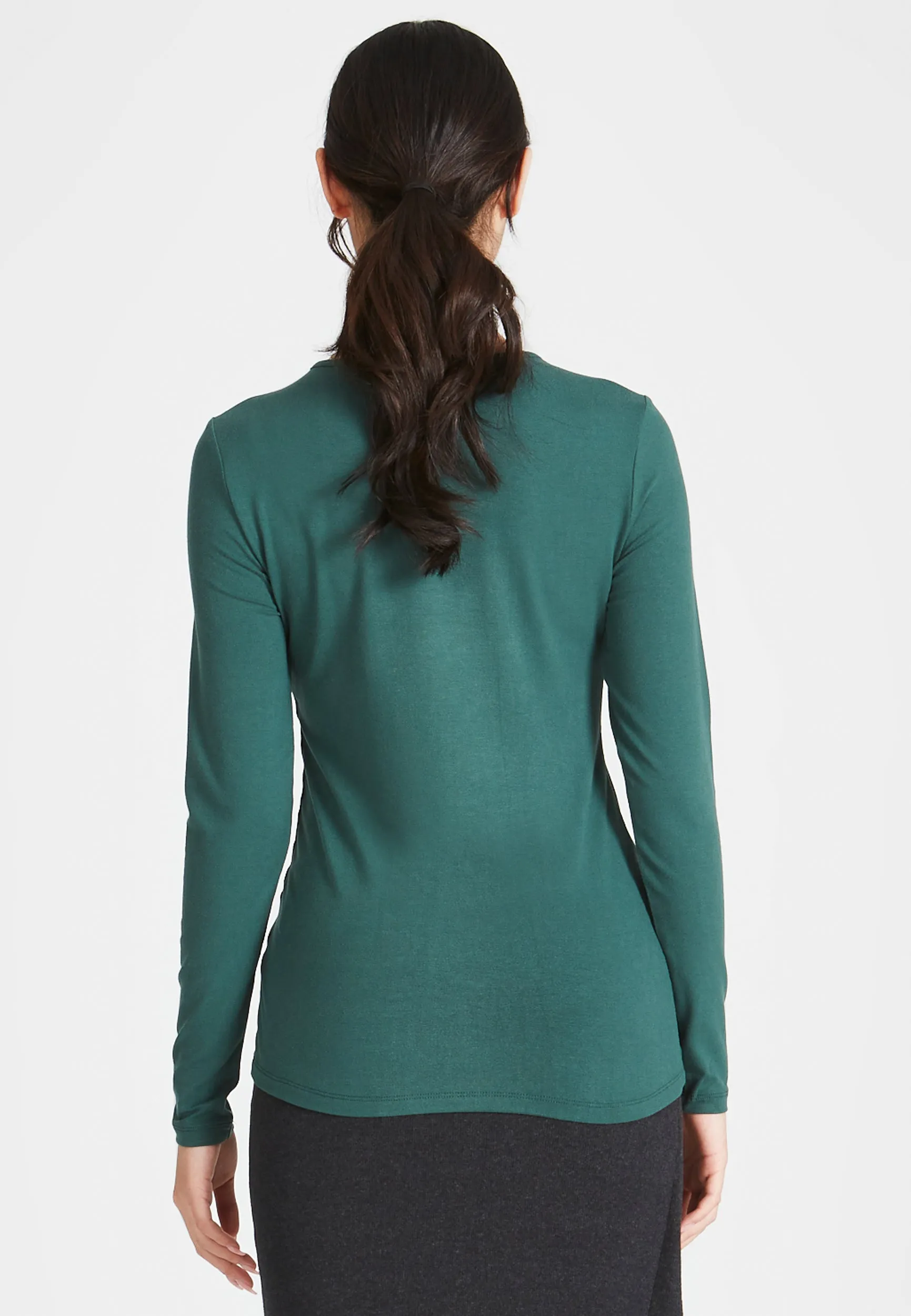 SONJA longsleeve in TENCEL™ Lyocell - Cedar Green (Tencel) Givn Berlin