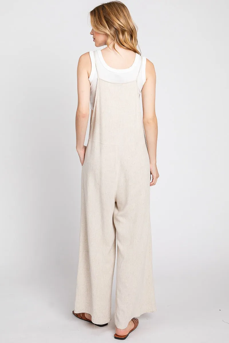 SPAGHETTI STRAP OVERALLS