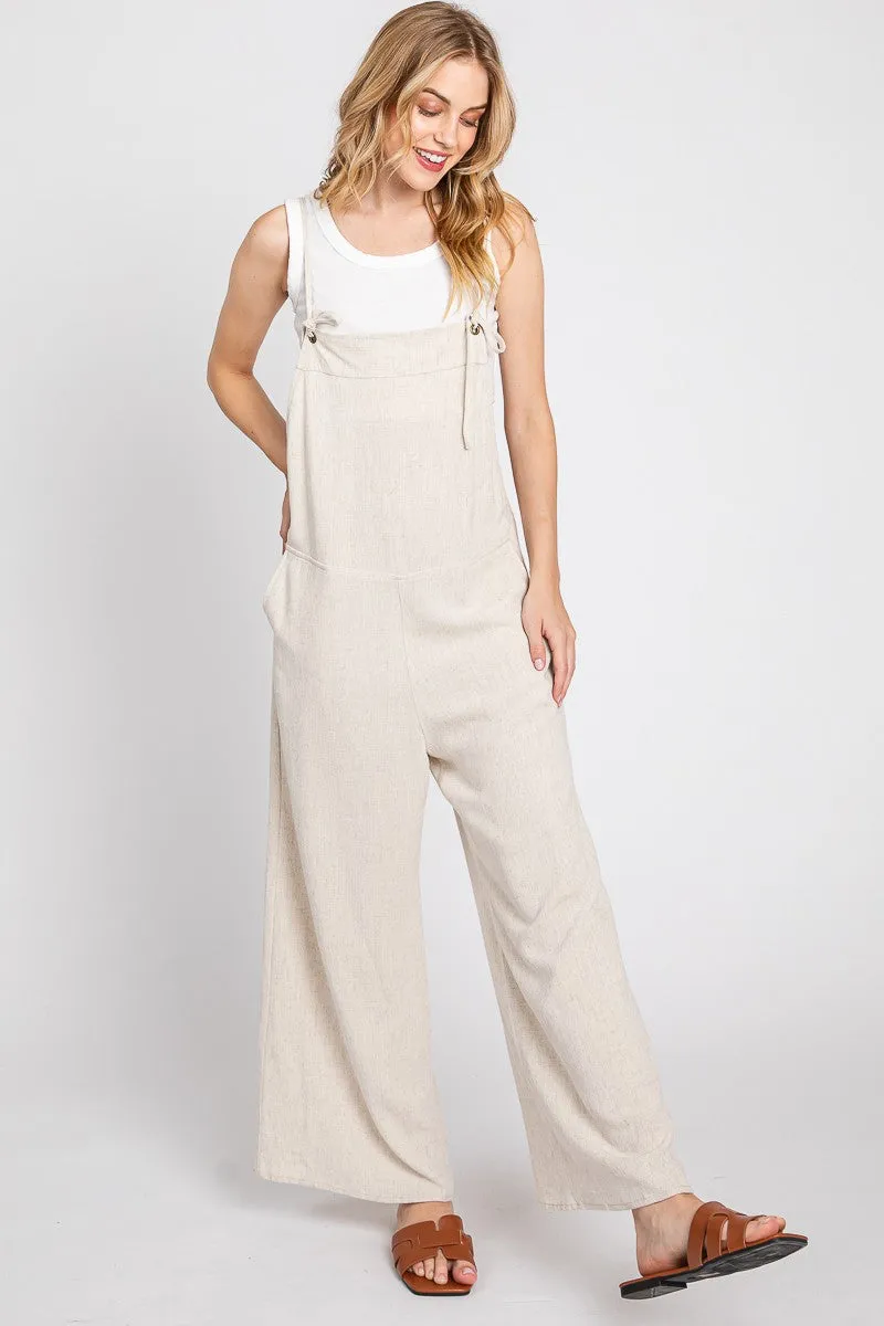 SPAGHETTI STRAP OVERALLS