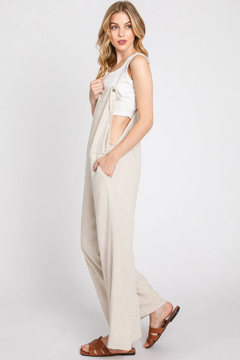 SPAGHETTI STRAP OVERALLS