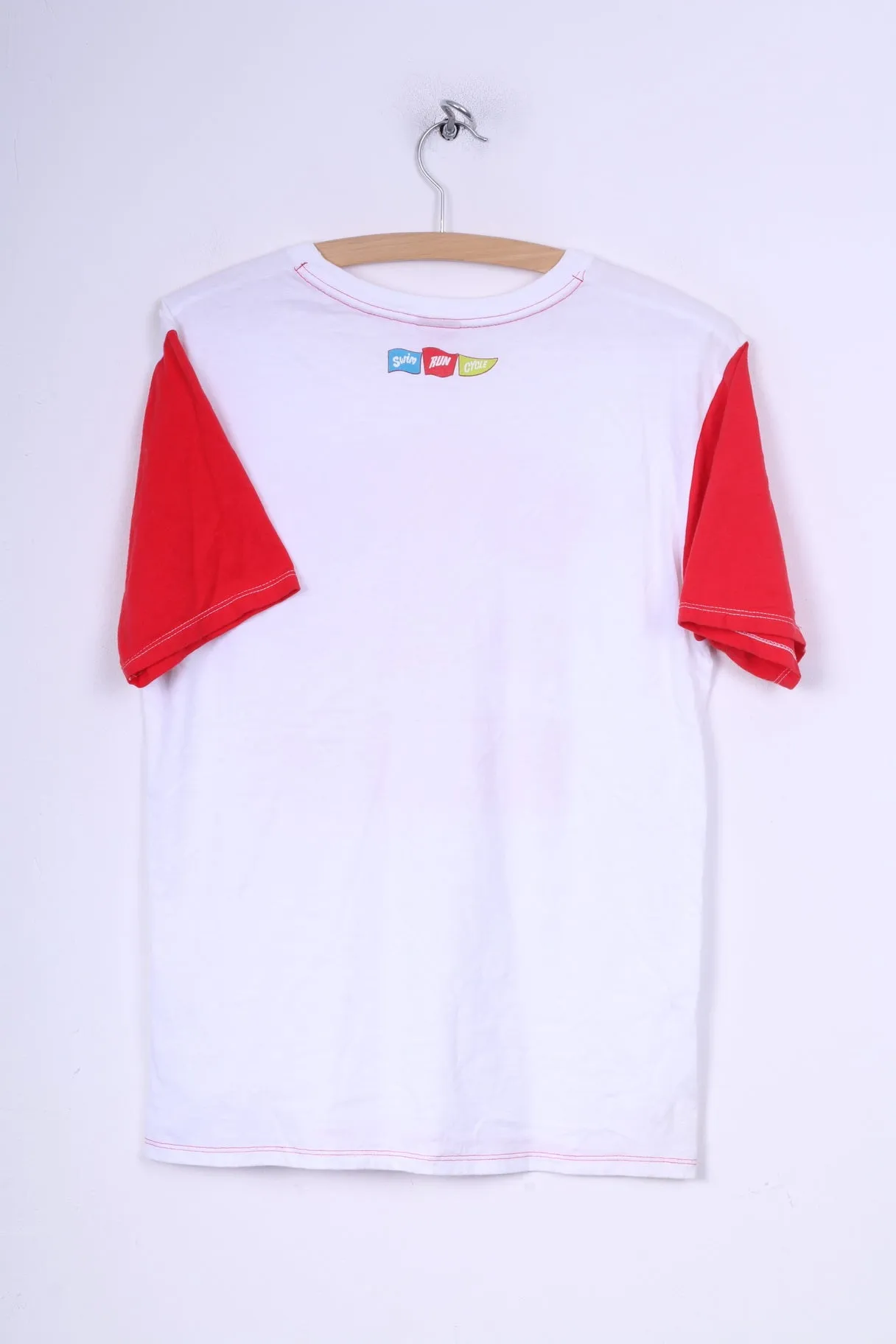 Sport Relief 2014 Mens S T-Shirt Graphic 2014 Run Swim Cycle Summer Top