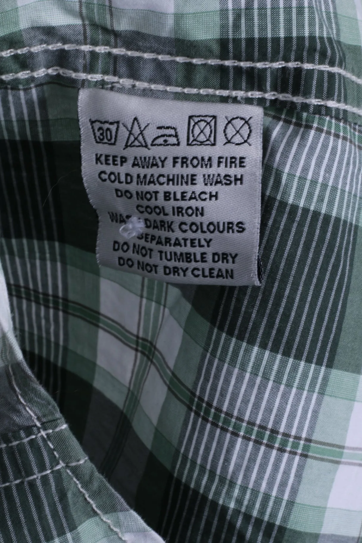 Superdry Mens M Casual Shirt Green Checkered Cotton Japan In Spirit