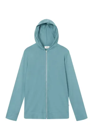 Sweat jacket ARTHUR in TENCEL™ Modal - Petrol Givn Berlin