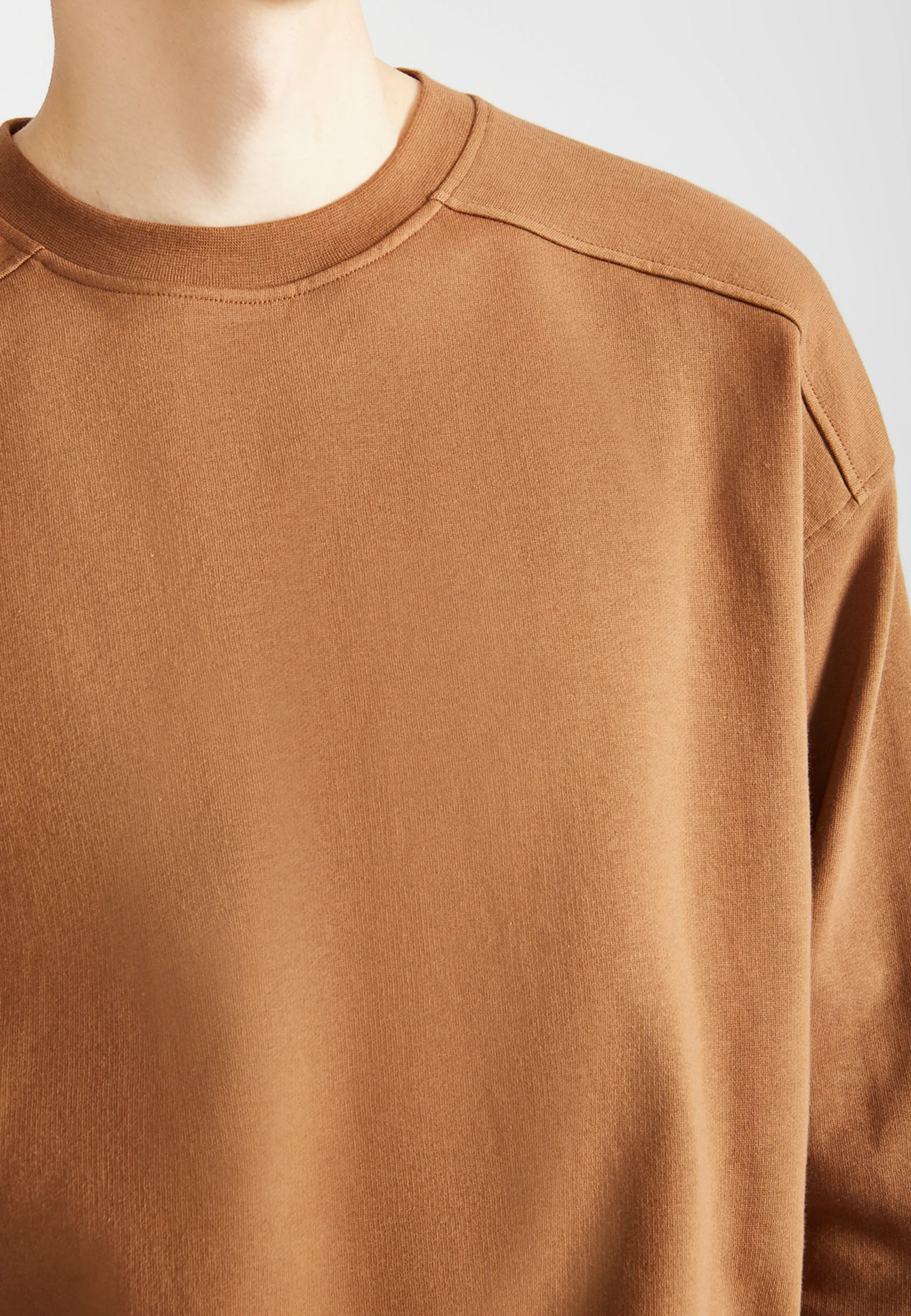 Sweater CEDRIC organic cotton - Caramel Brown Givn Berlin