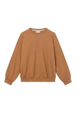 Sweater CEDRIC organic cotton - Caramel Brown Givn Berlin