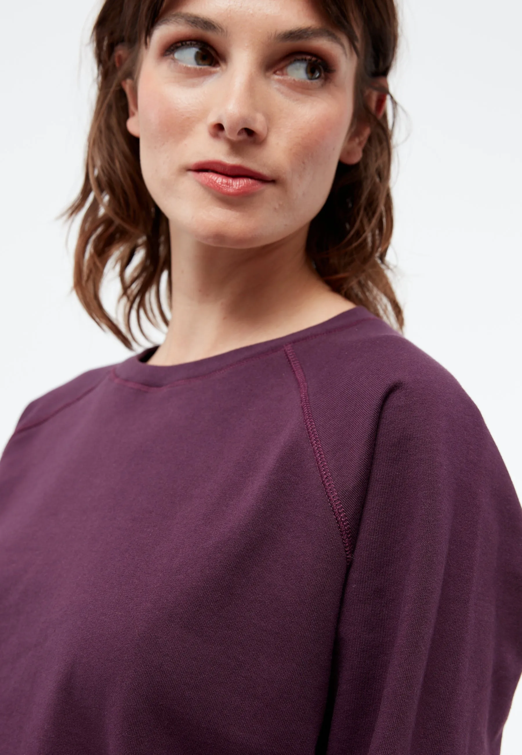 Sweater DEDE organic cotton - Dark Purple Givn Berlin