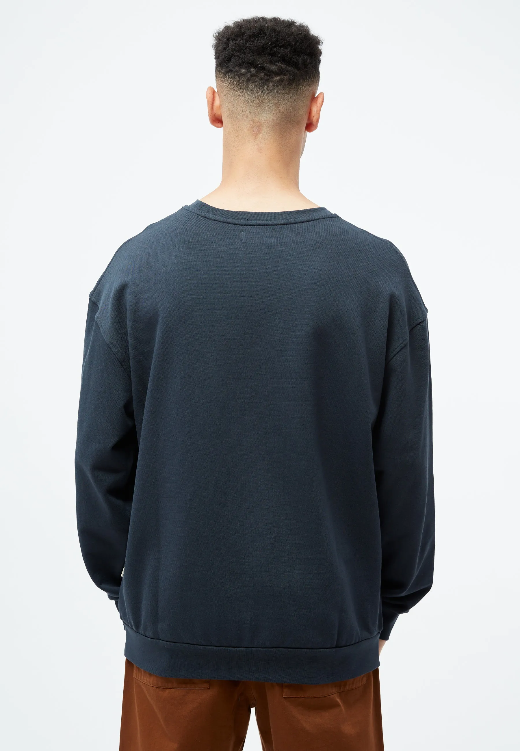 Sweater GBCEDRICO Relaxed Fit Made From Organic Cotton - Midnight Blue Givn Berlin