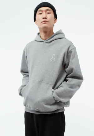 Sweater GBMALTE (Stone) relaxed fit made from organic cotton - Grey Melange Givn Berlin