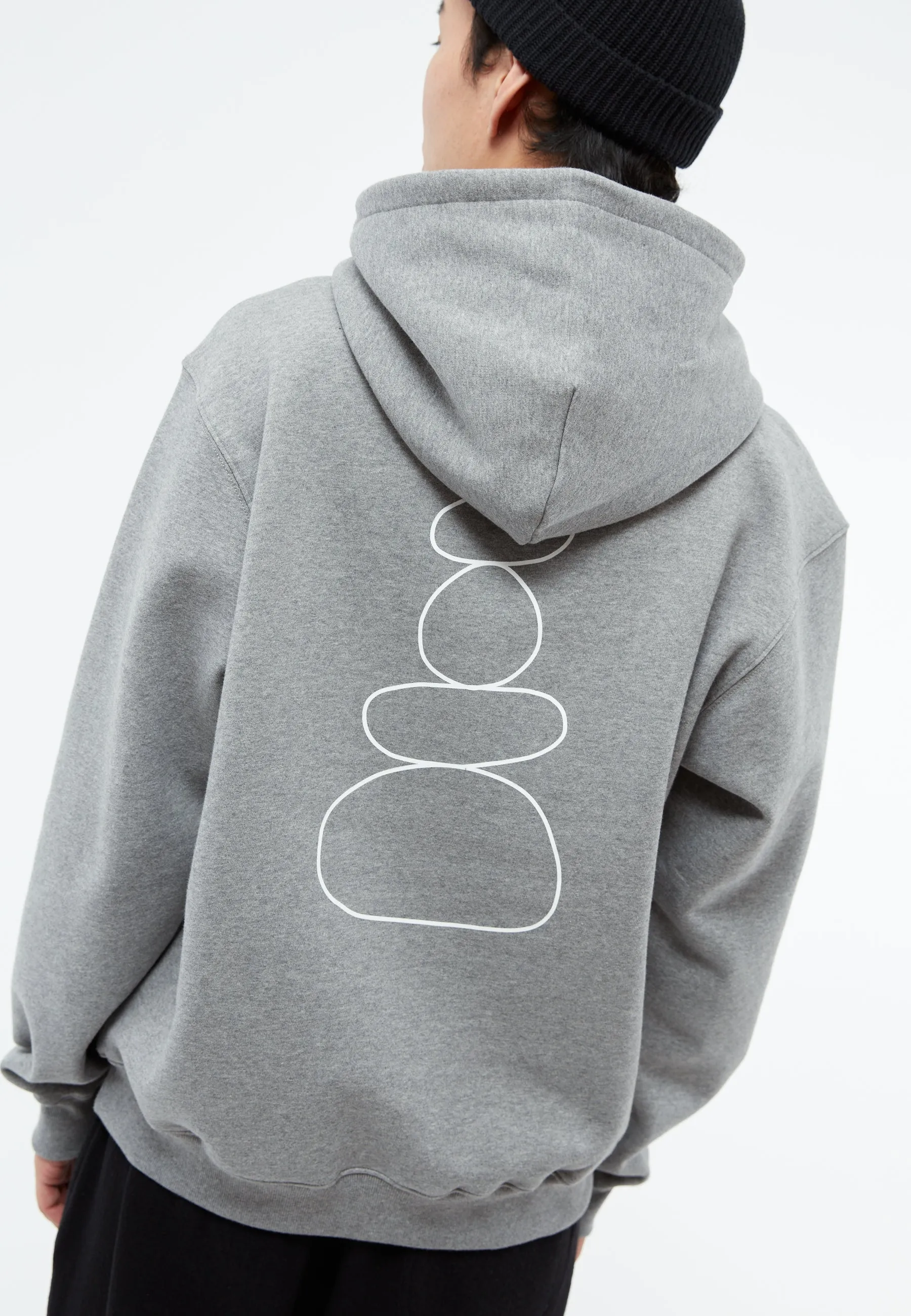 Sweater GBMALTE (Stone) relaxed fit made from organic cotton - Grey Melange Givn Berlin