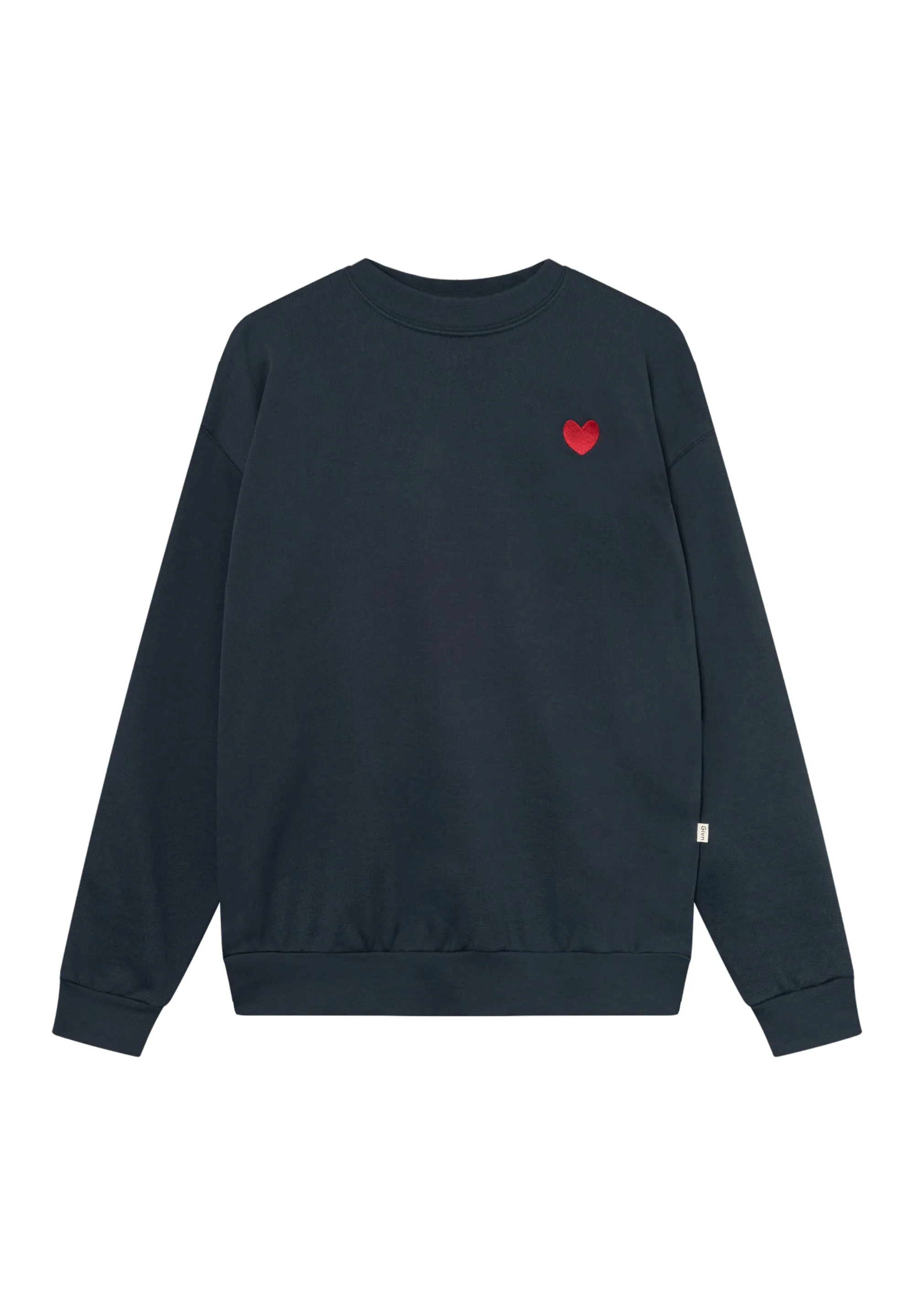 Sweater GBNURI (Heart) Relaxed Fit Made From Organic Cotton - Midnight Blue Givn Berlin