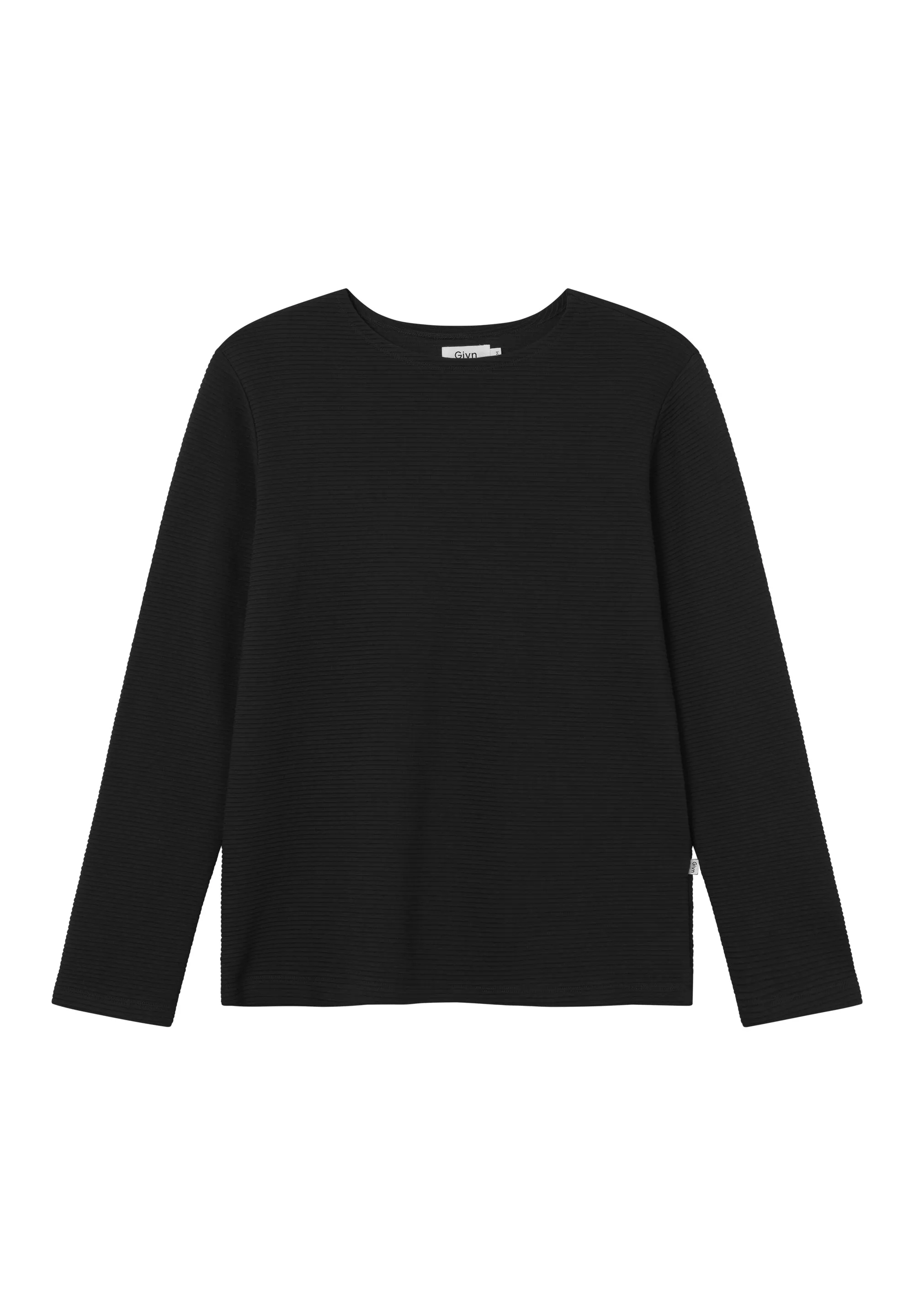 Sweater IAN organic cotton - Black (Rib) Givn Berlin