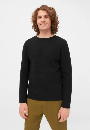 Sweater IAN organic cotton - Black (Rib) Givn Berlin