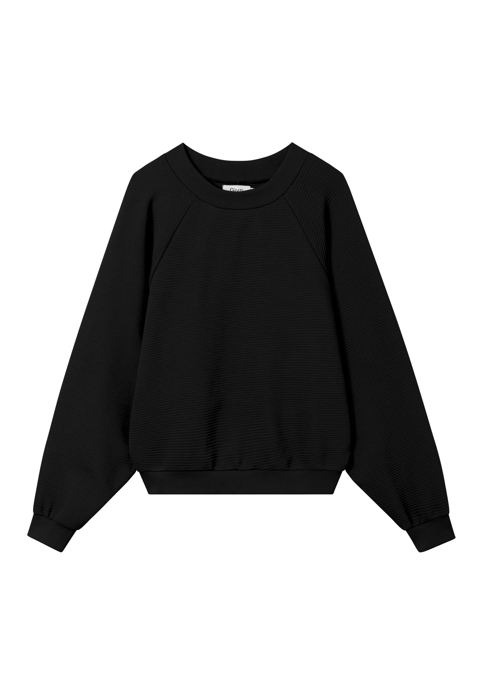 Sweater ISABEL organic cotton - Black (Rib) Givn Berlin