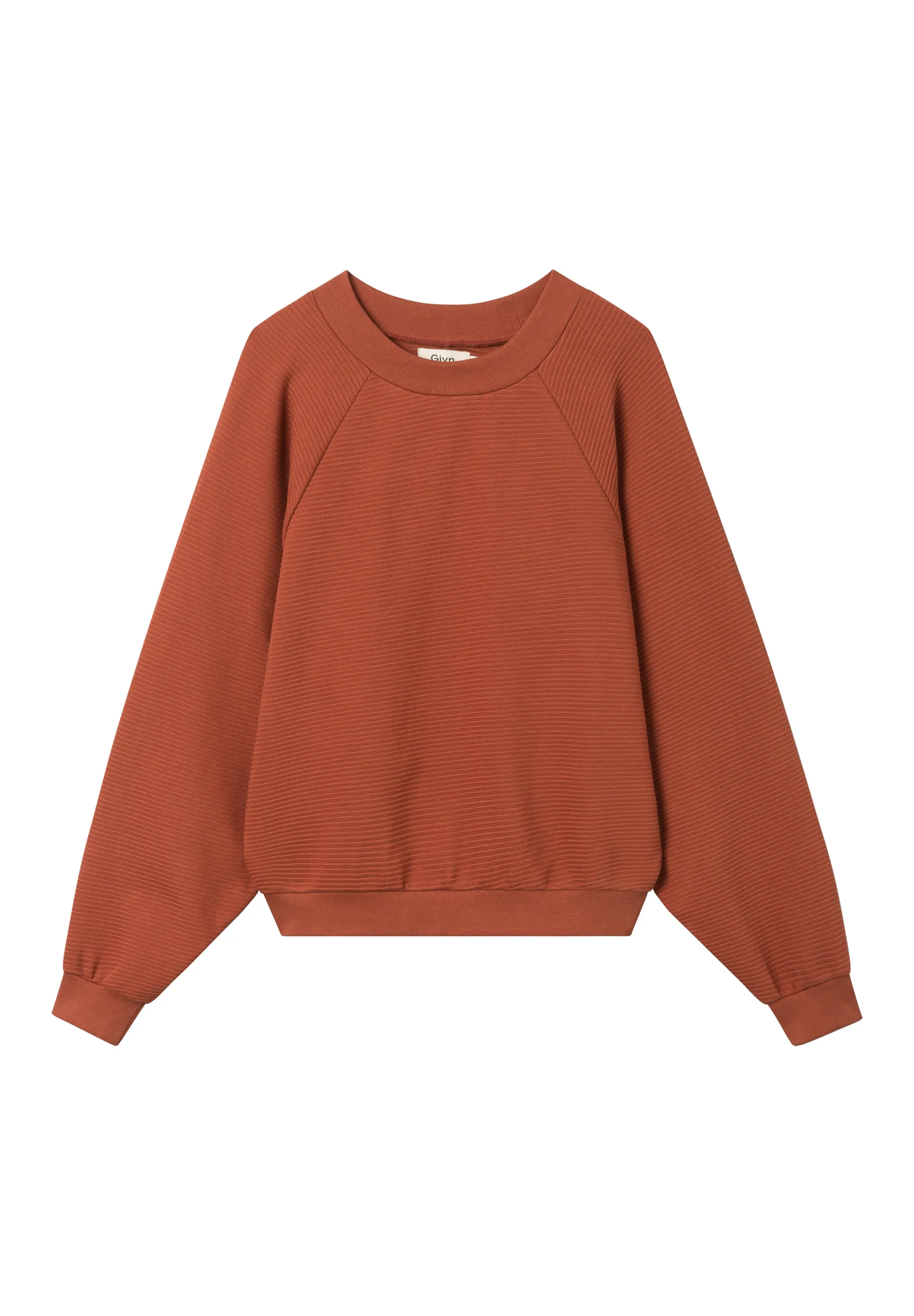 Sweater ISABEL organic cotton - Terracotta (Rib) Givn Berlin