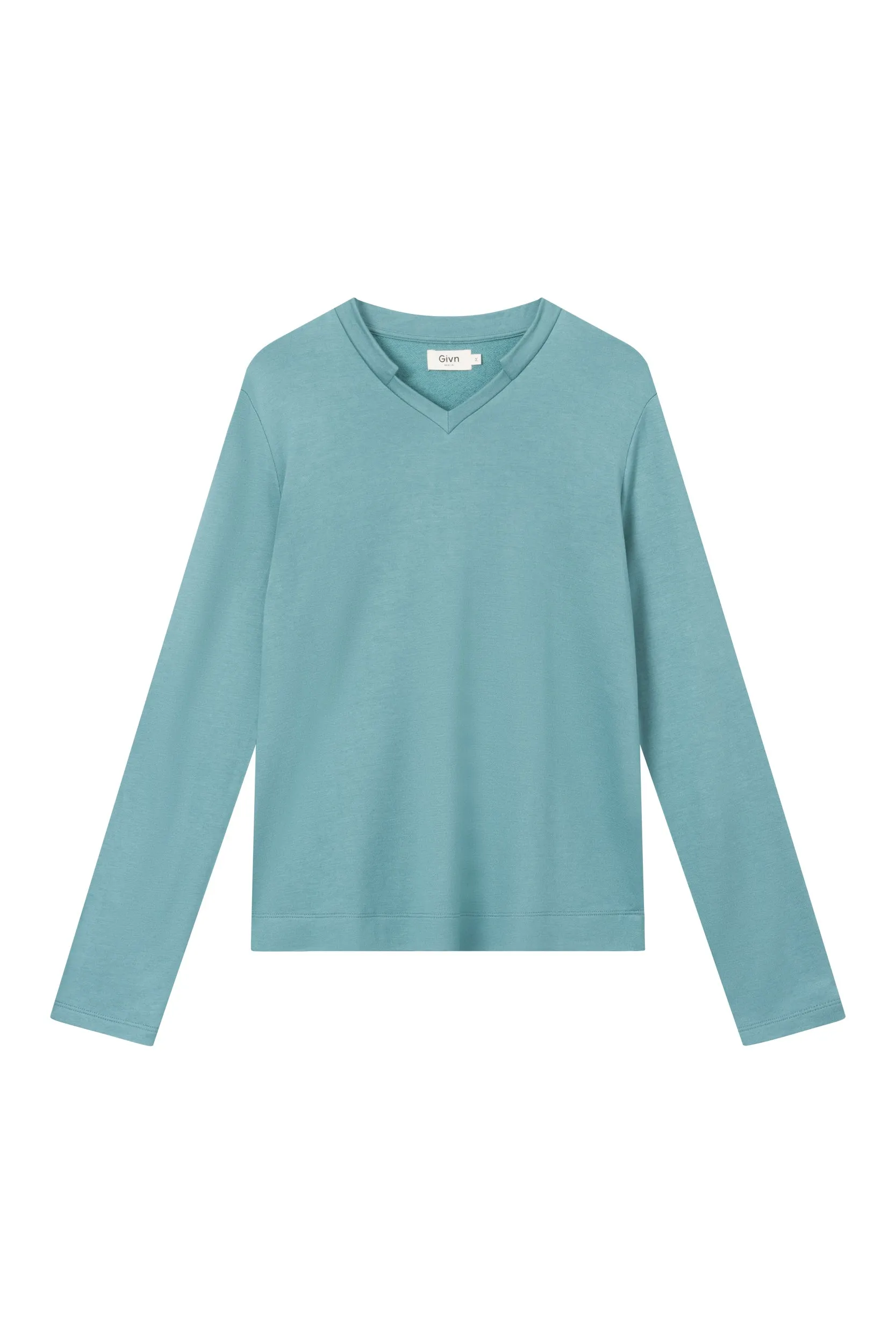Sweater MATEO in TENCEL™ Modal - Petrol Givn Berlin