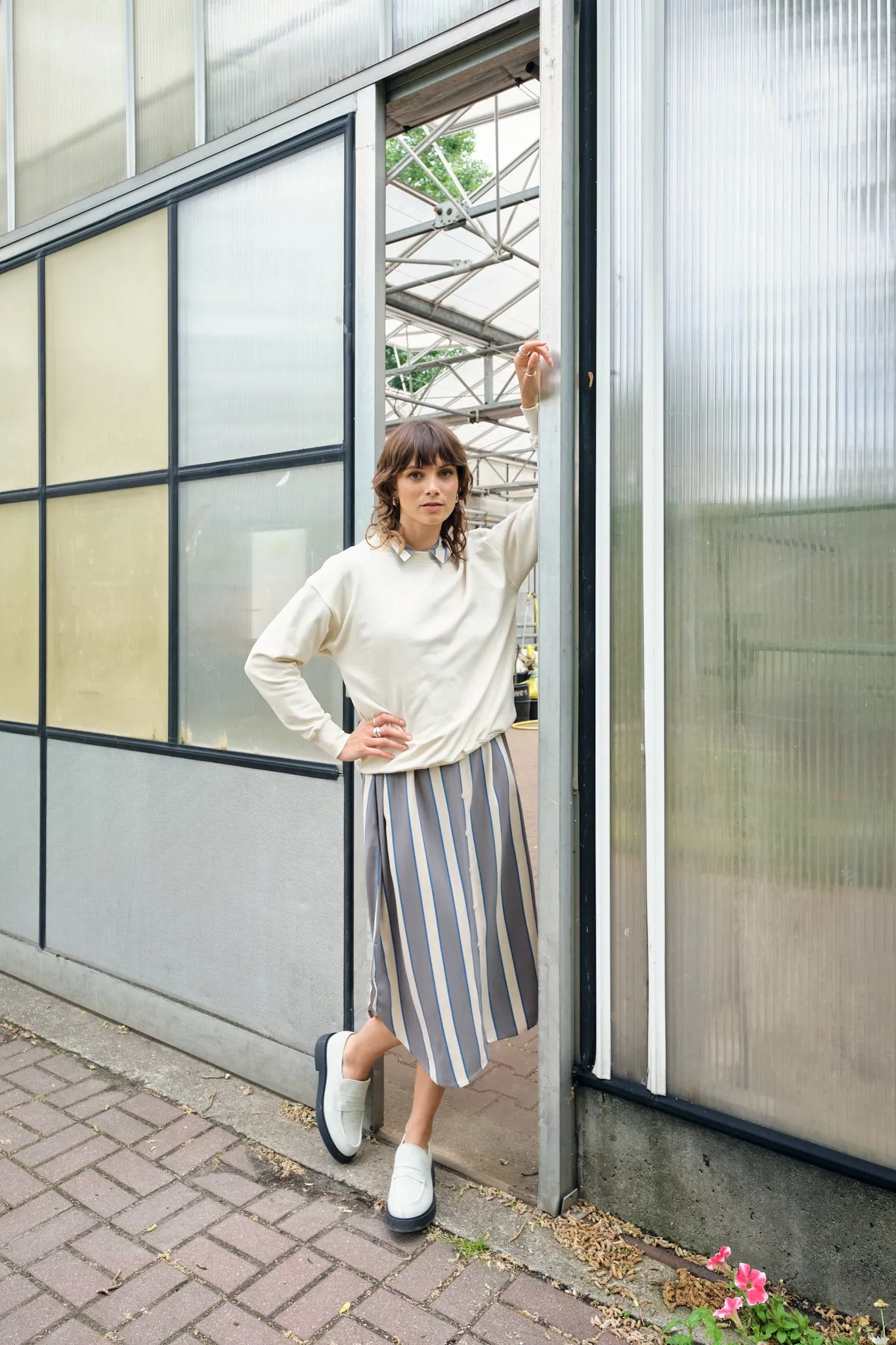 Sweater NURI organic cotton - Off White Givn Berlin
