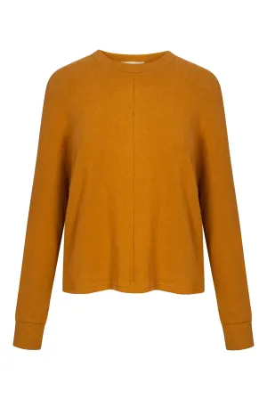 Sweater WILMA recycled cotton - Mustard Givn Berlin