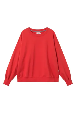 Sweatshirt ARIANA organic cotton - Lava Red Givn Berlin