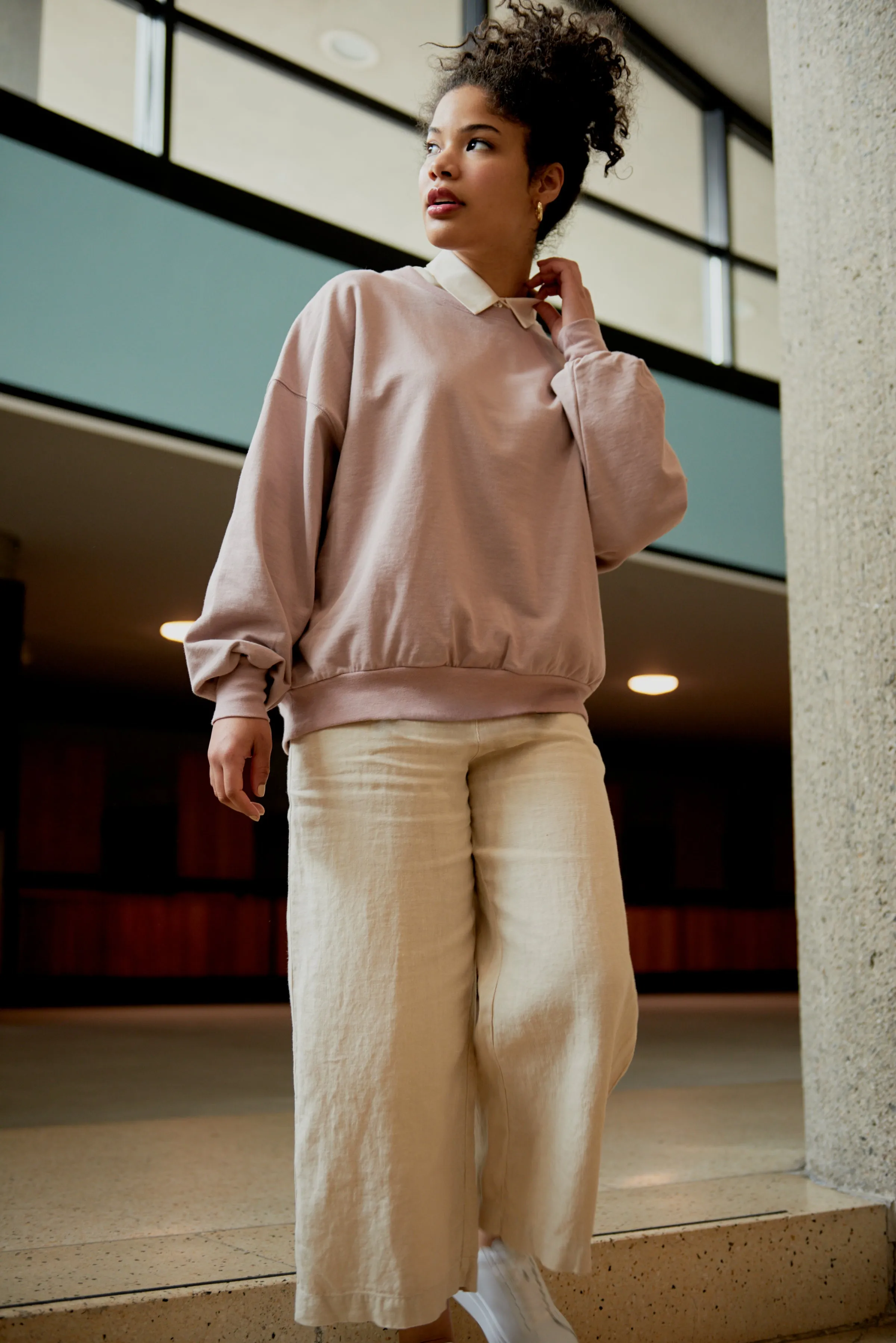 Sweatshirt ARIANA organic cotton - Muddy Pink Givn Berlin