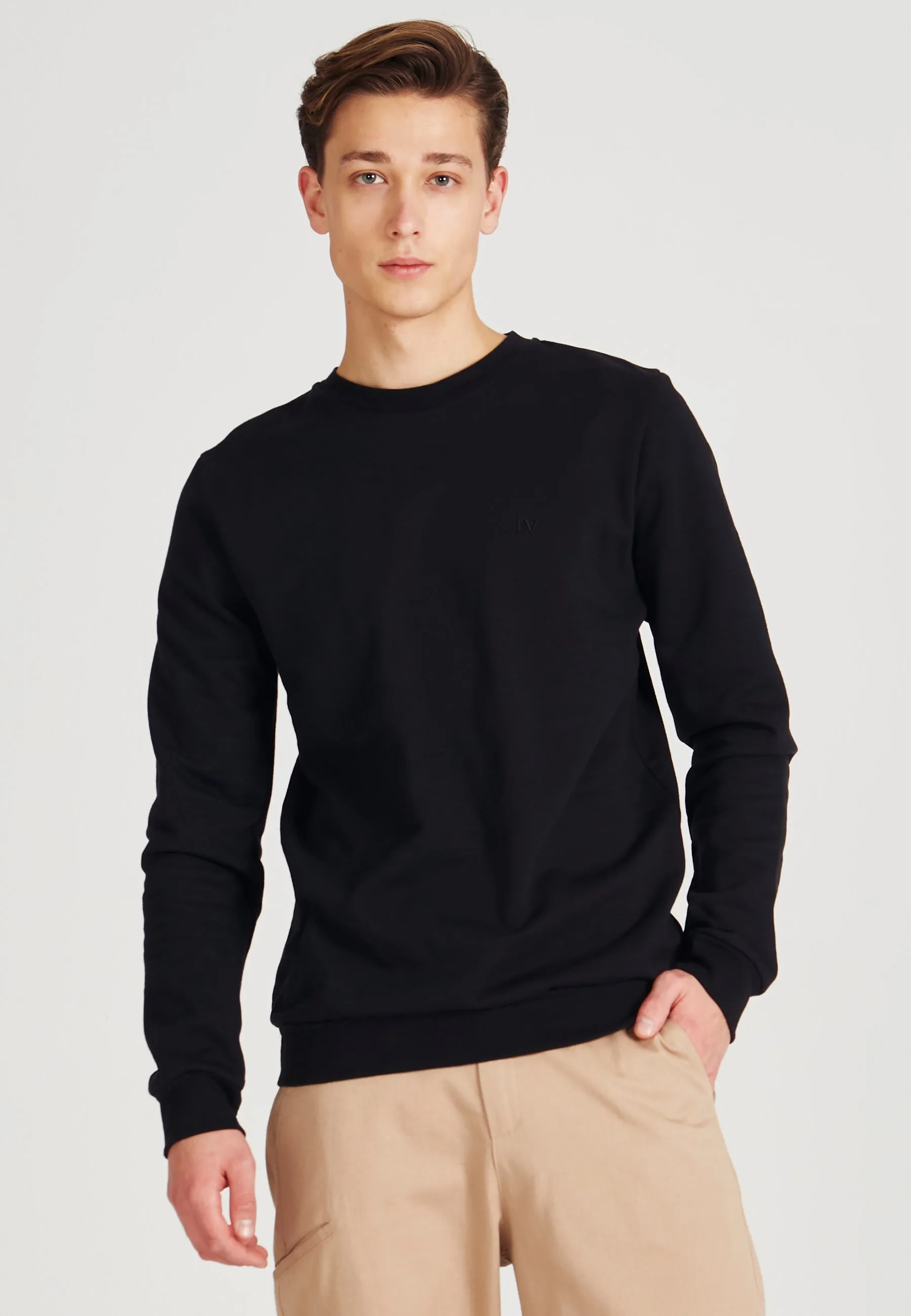 Sweatshirt CANTON organic cotton - Black Givn Berlin