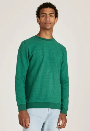 Sweatshirt CANTON organic cotton - Forest Green (Waffle) Givn Berlin